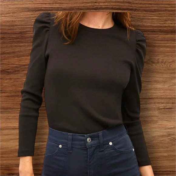 Veronica Beard Tops - VERONICA BEARD Women’s Britney Puff-Sleeved Top
